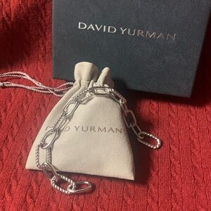 David Yurman Silver Bracelet Sz.21cm
